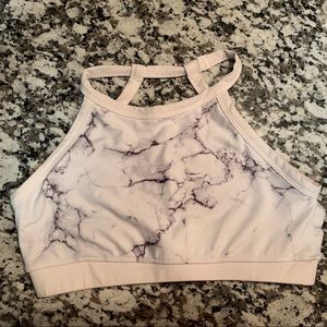 Buffbunny high-neck Marble Bra